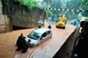 Heavy rains result in severe waterlogging in Bajal underpass